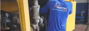 Manutenção de geradores a diesel com equipe especializada, suporte 24h e alta confiabilidade. Conte com a experiência da SERTEC.