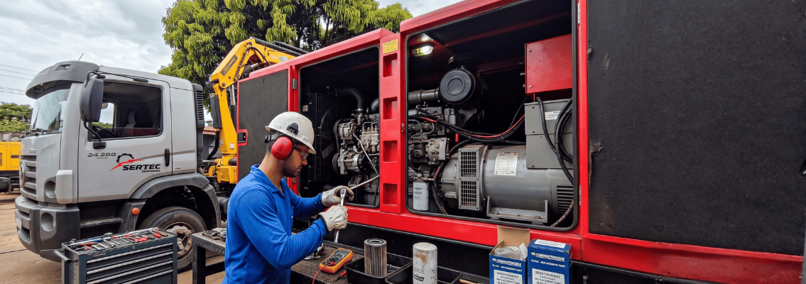 Manutenção de geradores industriais reduz falhas, evita prejuízos e aumenta a disponibilidade dos equipamentos. Conheça as melhores práticas.